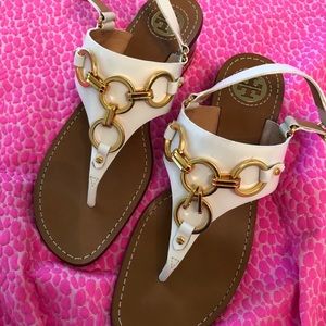Tory Burch White Sandal
